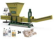 Plastic waste recycling with GREENMAX Poseidon series machine 