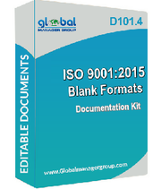 ISO 9001 Forms for all The Departments - Document Kit